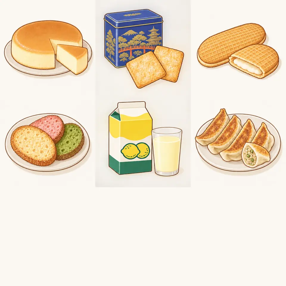 バターのいとこの特徴を描いたイラスト