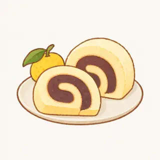 一六タルトの特徴を描いたイラスト